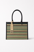 NHỰT BAG - Green striped UZU weave