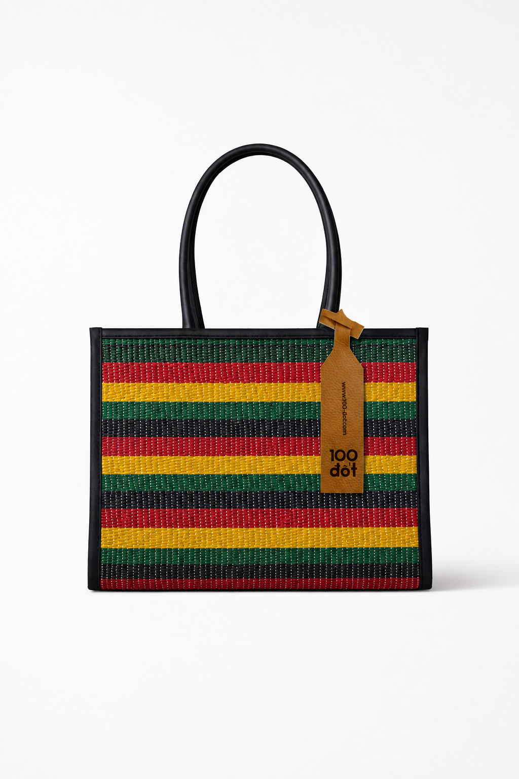 NHỰT BAG - Colorful striped UZU weave