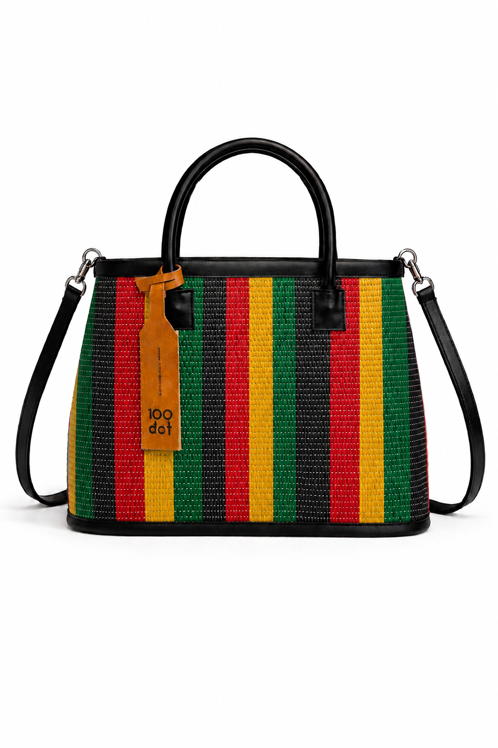 ĐAN BAG -  Colorful striped UZU weave