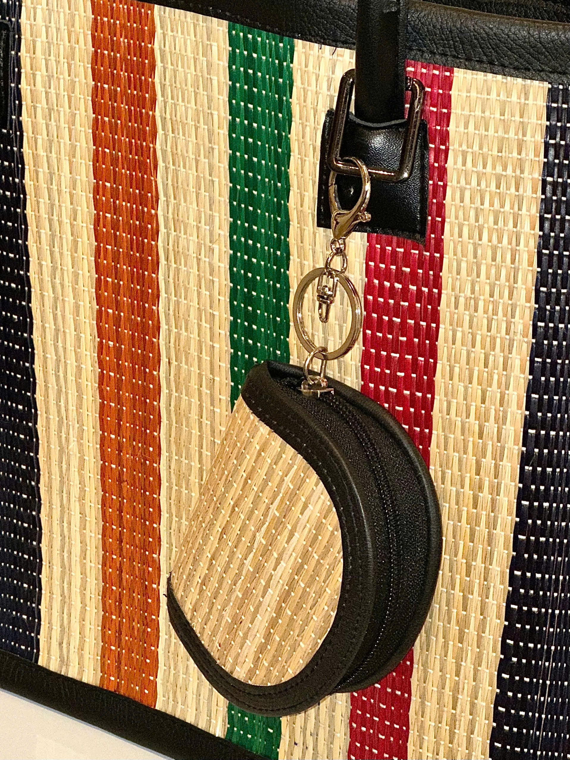 ĐAN BAG -  Colorful striped UZU weave