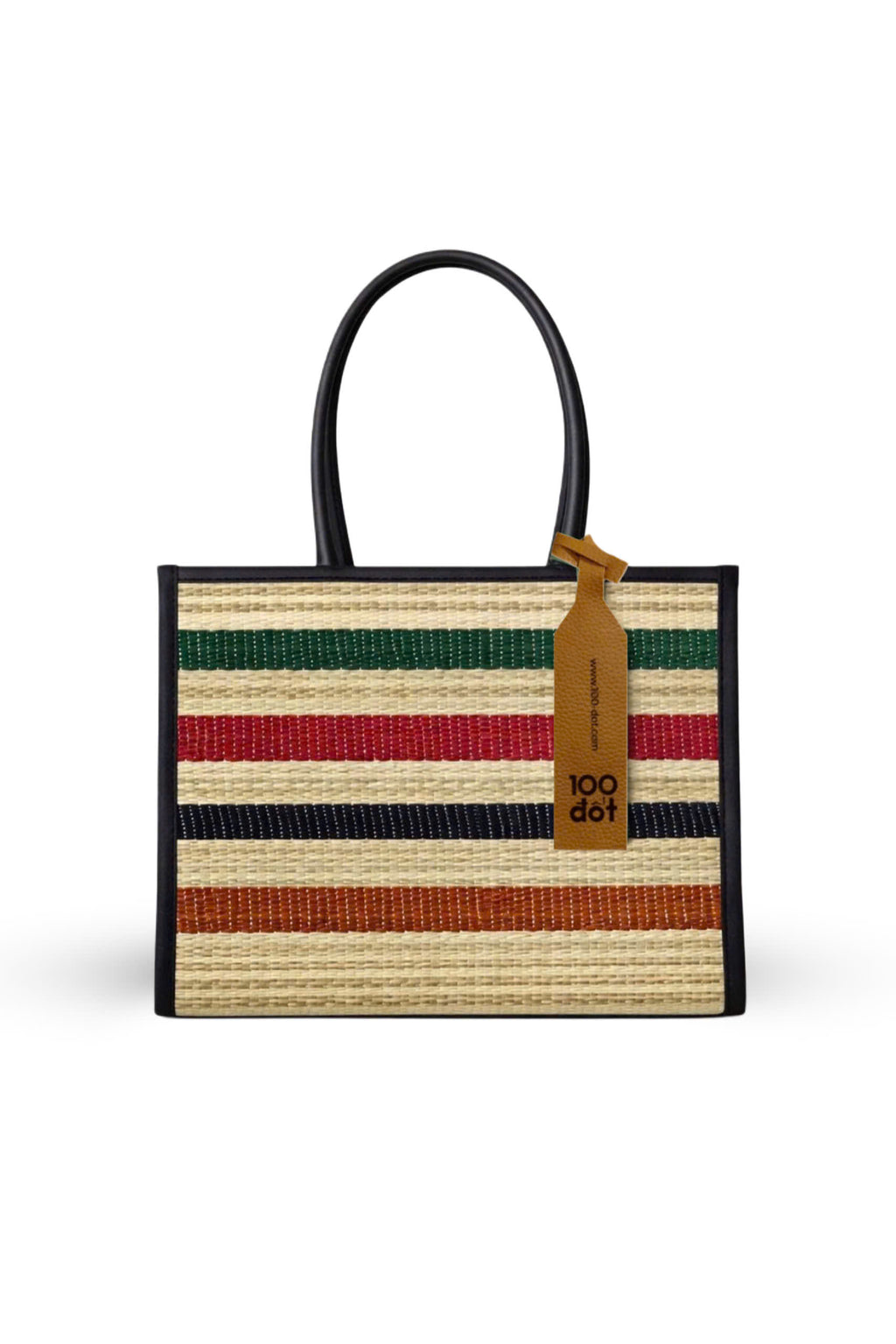 NHỰT BAG - Colorful striped UZU weave
