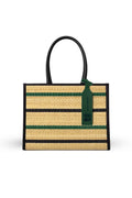 NHỰT BAG - Green striped UZU weave