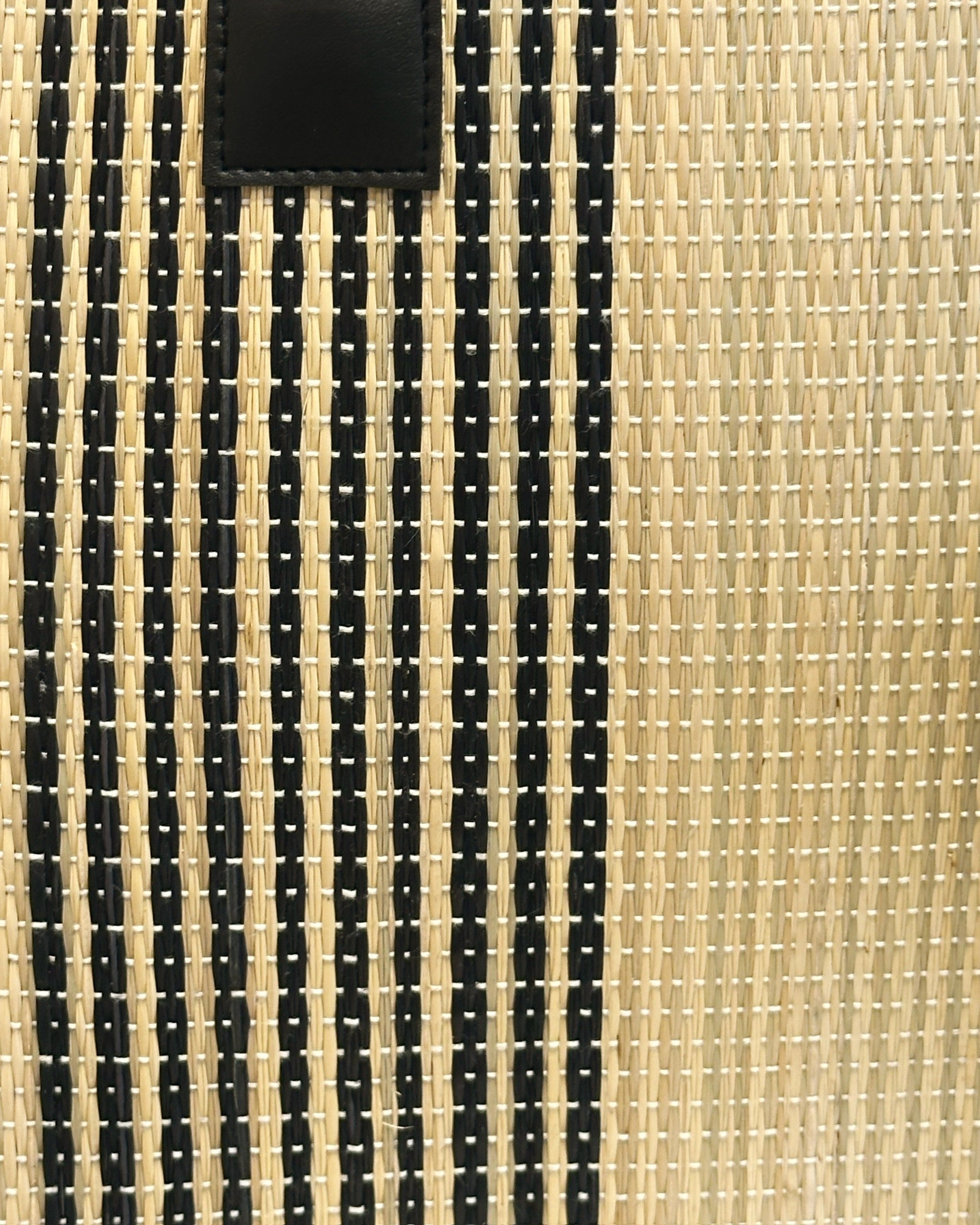 ĐAN BAG - Black small stripes UZU weave