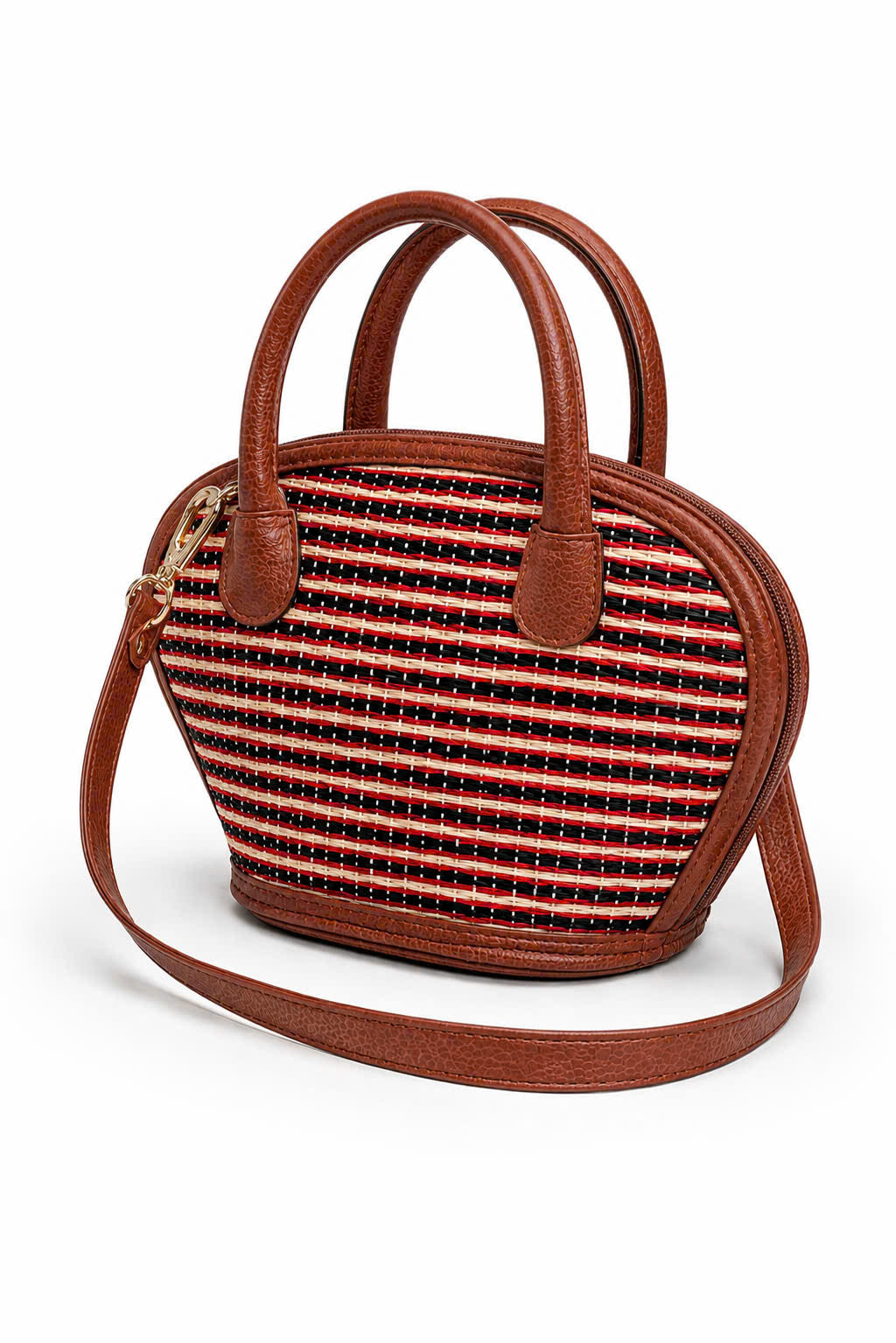 SÒ BAG - Rustic striped UZU WEAVE