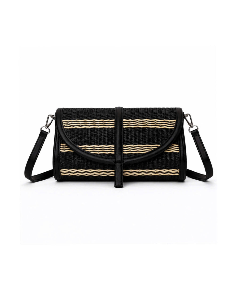 TRỐNG BAG - Black striped UZU weave