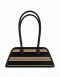 MÁI BAG - Black striped UZU WEAVE